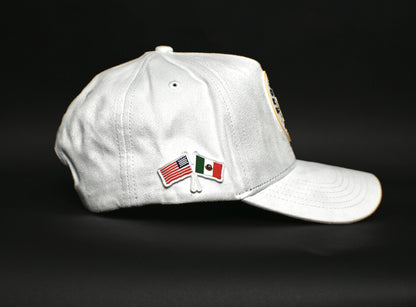 MEXICAN🇲🇽AMERICAN🇺🇸 SnapBack “WHITE”